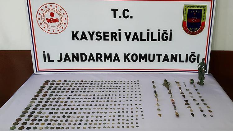 Kayseri'de tarihi eser operasyonu