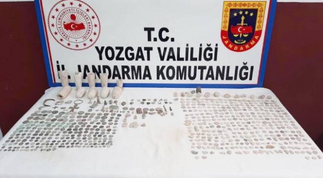 Yozgat'ta 665 parça tarihi eser ele geçirildi